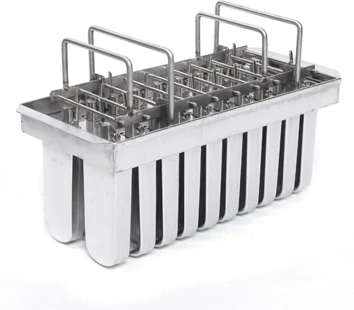 Miniatura 12 de 6 moldes de acero inoxidable para helados, moldes de paletas de acero inoxidable, moldes comerciales para helados, moldes para paletas de hielo