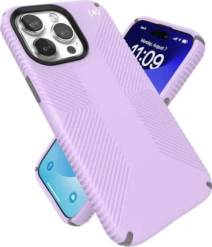 Miniatura 20 de Speck PRESIDIO2 PRO - Funda para iPhone 17, compatible con MagSafe, funda protectora delgada, color negro/gris pizarra/blanco