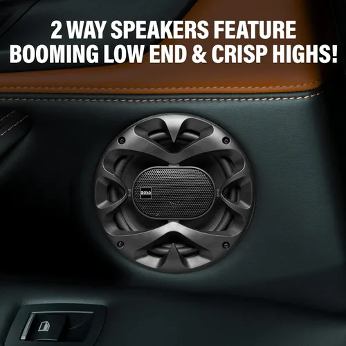 Miniatura 4 de BOSS Audio Systems CH6520B - Altavoces para puerta de automóvil de 6.5 pulgadas, 250 vatios máximo (par), coaxial, 2 vías, rango completo, 4 ohmios