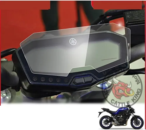 Miniatura 3 de CGLTD Velocímetro Scratch Film para Yamaha y aha MT07 MT 07 MT-07 FZ07 FZ 07 FZ-07 motocicleta Cluster Scratch Cluster Protector de película
