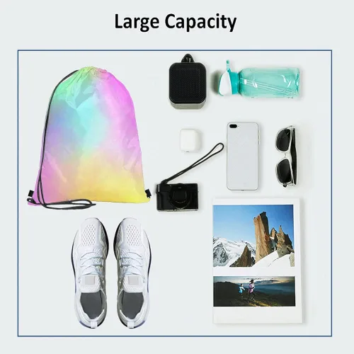Miniatura 3 de Beabes Acuarela Unicornio Cordón Bolsas Mochila Gimnasio Saco, Multi-a70, Mochilas de viaje
