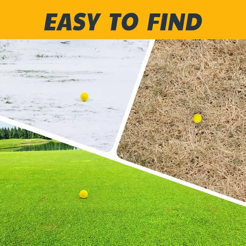 Miniatura 6 de JAYA Paquete de 24 pelotas de práctica de golf de espuma, sensación realista y vuelo limitado, suaves para entrenamiento en interiores o exteriores
