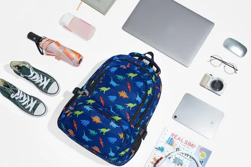Miniatura 3 de BLUEFAIRY Mochilas infantiles para niñas y niños, regalos de regreso a la escuela para niños, primaria, primaria, escuela secundaria, Azul marino
