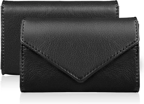 Miniatura 2 de XEYOU Funda para tarjetas de crédito para mujer, tarjetero con bolsillo frontal para mujer