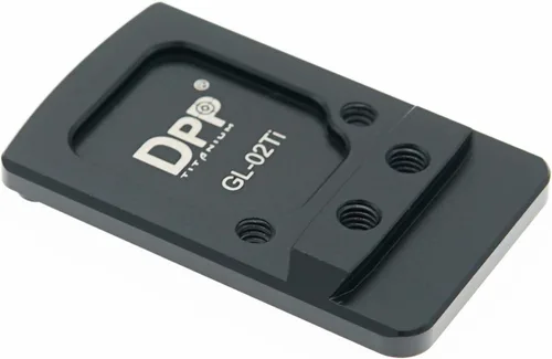 DPP Titanium Kit de montaje/placa/adaptador compatible con Glock Trijicon RMR/SRO y Holosun 407C/507C/508T (Titanio)