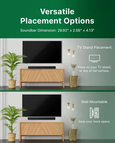 Miniatura 6 de Philips Barra de sonido B4000 para TV, sonido de 2.0 canales, audio BT LE, fácil configuración, EasyLINK, Roku TV Ready, control remoto