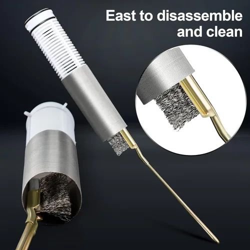 Miniatura 5 de Enhon - 2 filtros de sedimentos giratorios de repuesto para filtros de sedimentos giratorios de 50 μm con cepillo compatible con filtro de agua