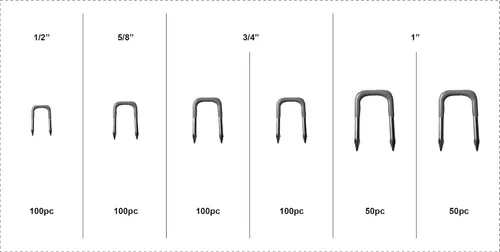 Miniatura 2 de Swordfish 32280-500pc aislado U grapa/Nail Surtido