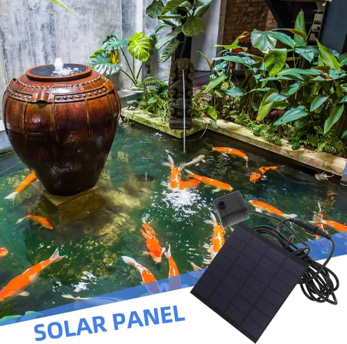 Miniatura 7 de iplusmile Bomba de agua sumergible de energía solar con 3 boquillas de pulverización y ventosas para fuente de acuario, piscina, jardín, estanque