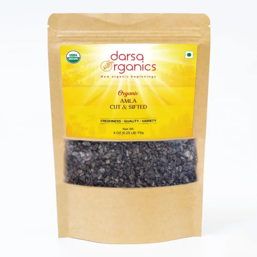 Miniatura 6 de Darsa Organics Amla Powder de India 8oz – Polvo vegetal de grosella espinosa india rico en vitamina C y antioxidantes, perfecto para té de hierbas