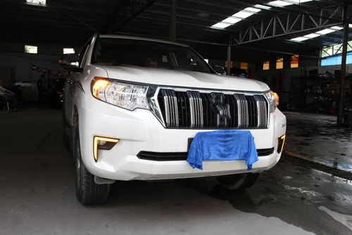 Miniatura 6 de Para Land Cruiser Prado 2018-2021 Luz de señal LED DRL Trun Blanco Ámbar US