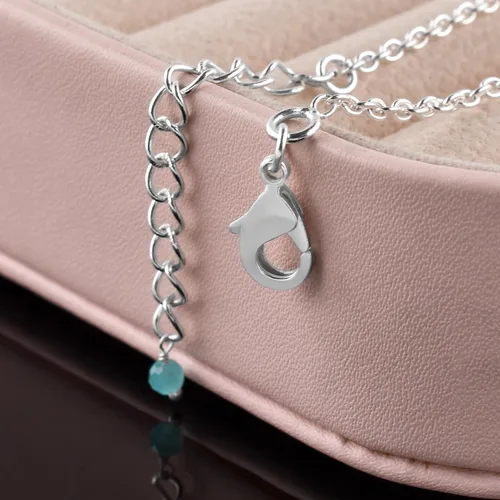 Miniatura 95 de YANARA Pulsera de tobillo para mujer, piedra de nacimiento natural, cuentas de piedras preciosas, tobillera delicada hecha a mano de 9 pulgadas +