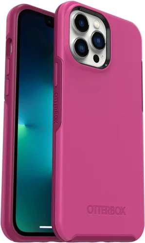 Miniatura 10 de OtterBox iPhone 13 Pro Max y iPhone 12 Pro Max (Solo) - Funda de la Serie Symmetry - Cama de Rosas - Ultra-Elegante - Carga Inalámbrica Compatible