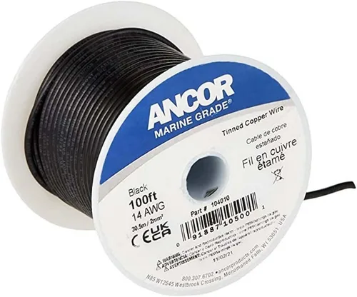 Ancor Cable de batería y cable de grado marino 18 AWG - 4/0 AWG y de tamaños de bovina