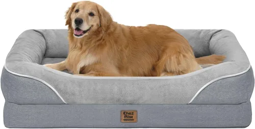 Miniatura 51 de Cama ortopédica grande lavable para perros, sofá XL para perros, cama de cuatro lados para perros, impermeable, antideslizante, para perros de gran
