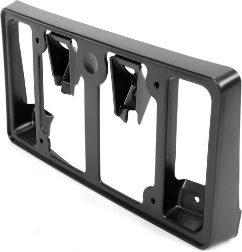 Miniatura 4 de KUAFU Parrilla inferior y marco para matrícula compatible con Chevy Chevrolet Camaro SS 2016-2018 Reemplazo para 84040593 Plástico pintado negro