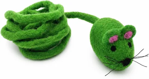 Miniatura 36 de Glaciart One Mini juguete de fieltro para gatos, tamaño de gatito y gato pequeño, juguete de lana natural, juguete interactivo suave y mullido