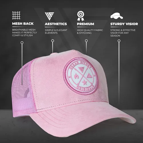 Miniatura 78 de Urban Effort Gorra trasera de malla, para hombres y mujeres, gorra de béisbol de 5 paneles, gran cierre a presión para caza y senderismo