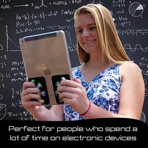 Miniatura 3 de Digit Grip™ - Agarre para teléfono celular - Soporte ergonómico y cómodo para el dedo del teléfono - Agarre para teléfono celular para la mayoría