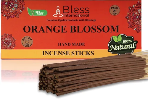 Miniatura 76 de Bless International varillas de incienso 100 % natural hechas a mano, sumergidas a mano, el mejor aroma Incienso y mirra