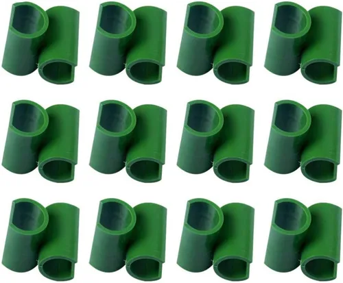 Miniatura 6 de 50 clips giratorios para conectores de plantas, enrejado de jardín, hebilla de soporte para jaula de tomate, escalada, ratán, vid