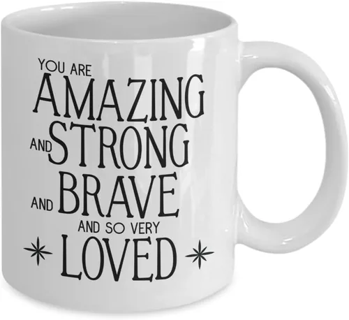 Miniatura 2 de You Got This Gifts for Women Strong Women Gifts - Tazas inspiradoras con texto en inglés "You are Amazing Coffee Cup