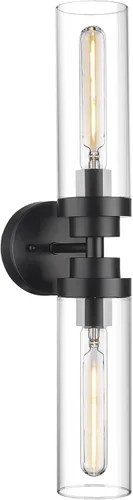 Miniatura 31 de Emak Apliques de Pared Juego de 2, Aplique de Pared Moderno de Baño Dorado Cepillado con Pantalla de Vidrio Esmerilado para Baño, Dormitorio, Sala