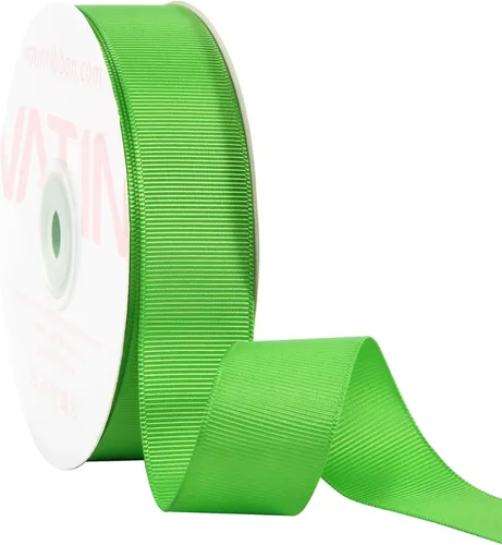 Miniatura 187 de Vatin - Rollo de cinta de grogrén, rollos de 25-50 yardas, perfecto para decoración de bodas, coronas, baby showers, envolturas de paquete de regalo