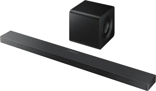 Miniatura 14 de Samsung Barra de sonido HW-B400F Serie B, 2.0 canales con woofer incorporado, mejora de voz y modo nocturno, expansión de sonido envolvente