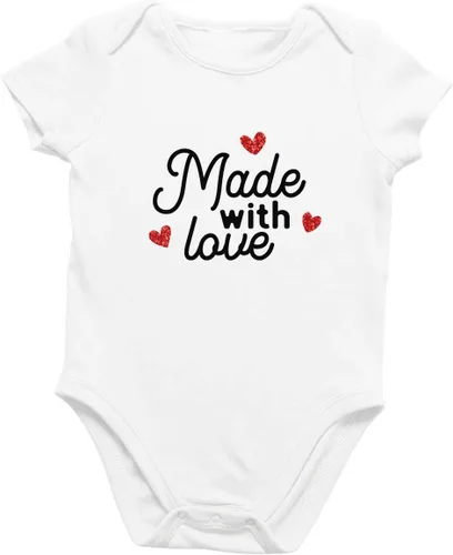 Miniatura 4 de Printique Body unisex orgánico certificado GOTS para bebé 0-18 meses - Día de San Valentín