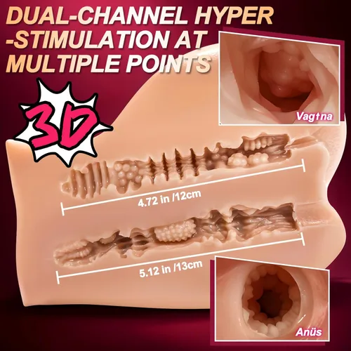 Miniatura 3 de Muñeca sexual de bolsillo para adultos, juguetes sexuales para hombres, masturbador masculino de 5.9 libras, muñecas sexuales realistas, coños