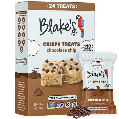 Miniatura 22 de Blake’s Seed Based, Birthday Cake - Golosinas de arroz crujiente sabor a torta de cumpleaños, sin nueces, gluten, lácteos, ni soya; snack saludable
