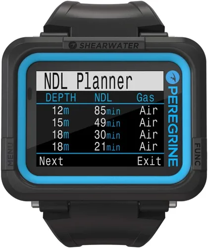 Miniatura 5 de Shearwater Research Ordenador de buceo Peregrine Adventures Edition Negro