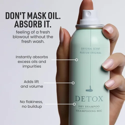 Miniatura 3 de Drybar Champú seco Detox Absorbe el exceso de aceite, deja el cabello con aspecto y sensación limpio y renovado con volumen extra, todo