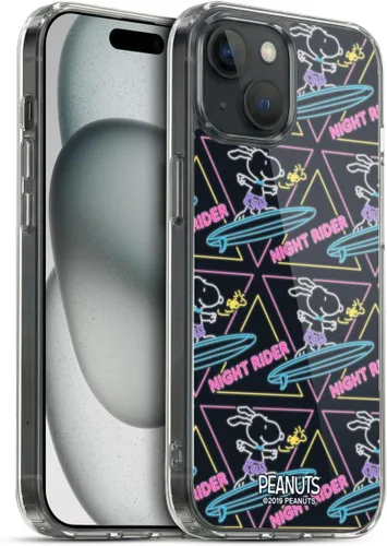 Miniatura 145 de Head Case Designs Peanuts Tropical Surf Snoopy Aloha Disco Gel Funda con licencia oficial [protección de grado militar] compatible con Apple iPhone