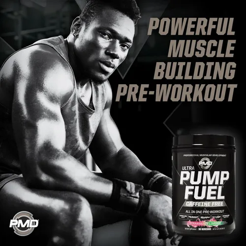 Miniatura 8 de PMD Sports Pump Fuel Ultra Sin Cafeína - Polvo Premium de Preentrenamiento y Bomba Muscular, Mayor Enfoque, Resistencia y Recuperación, Creatina Sin