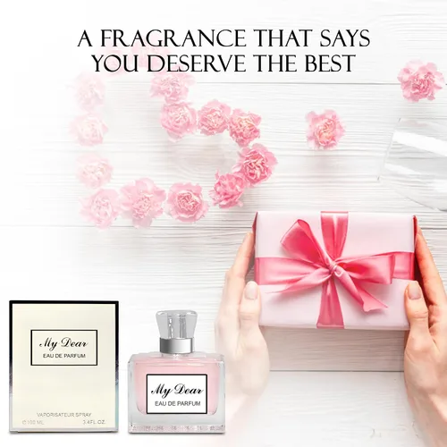 Miniatura 5 de AFLUXE Perfume en Aerosol para Mujer My Dear Eau De Parfum de Larga Duración Colonia para Mujer Fragancia Floral Refrescante para Uso Casual, Regalo
