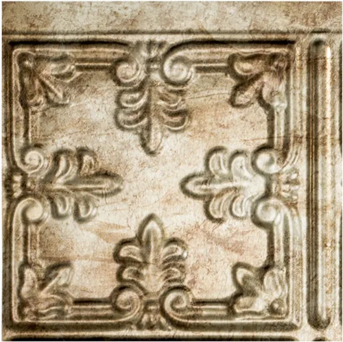 Miniatura 37 de FASÄDE Panel decorativo para salpicaduras de vinilo de estilo tradicional / patrón 10 en bronce antiguo (muestra de 6 x 6 pulgadas)