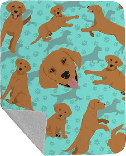 Miniatura 44 de Caroline's Treasures MLM1042LQB Airedale Terrier - Manta acolchada de 50 x 60 pulgadas, diseño de ilustraciones para cama, sofá, suave y ligera