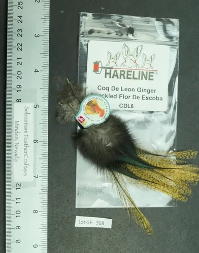 Miniatura 6 de Hareline Fly Tying Coq De Leon Feathers for Dry Fly Tails, Nymphs, and Euro Patterns