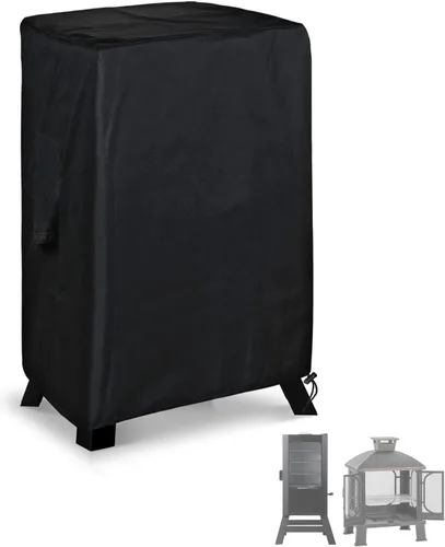 Miniatura 16 de SheeChung Cubierta cuadrada para hoguera de 30 pulgadas de largo x 30 pulgadas de ancho x 24 pulgadas de alto, resistente al agua 600D, cubierta