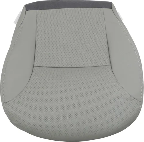 Miniatura 6 de GXARTS Funda de asiento de piel perforada para el lado del conductor y del pasajero, color gris, compatible con Lexus ES300 ES330 2002 2003 2004