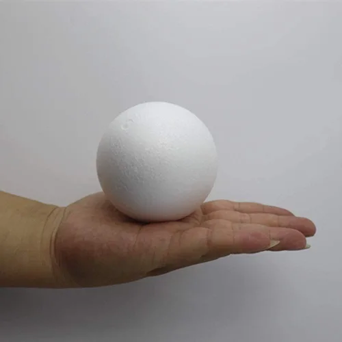 Miniatura 3 de FFchanhe - Paquete de 40 bolas de espuma de 3 pulgadas para manualidades, bolas de espuma de poliestireno, para proyectos escolares, bodas, Navidad