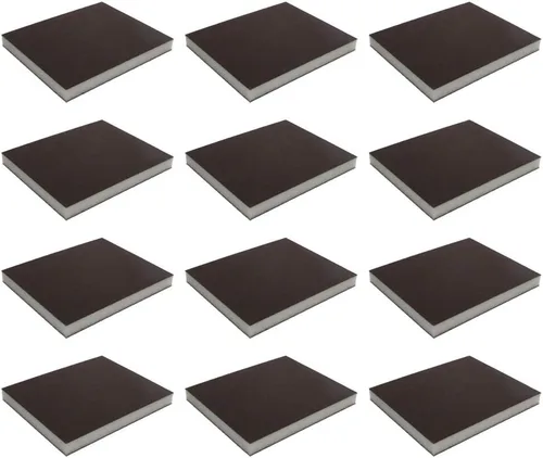Miniatura 14 de Utoolmart 12 bloques de lijado de esponja de lijado, grano 180 húmedo, seco, lavable y reutilizable, esponja de papel de lija para muebles de 12
