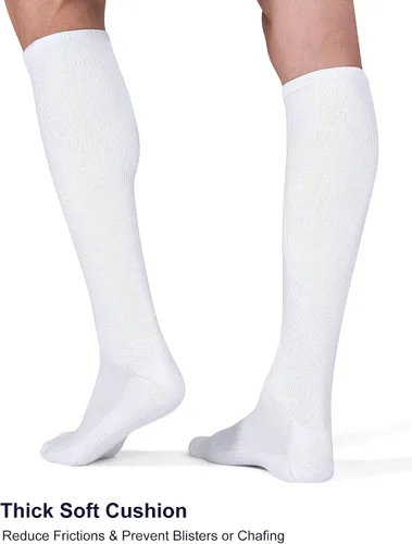 Miniatura 5 de FITRELL Paquete de 23 calcetines de béisbol y sóftbol para niños, jóvenes, hombres y mujeres, calcetines altos hasta la rodilla (varios colores)