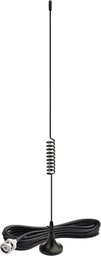 Bingfu VHF UHF Radio aficionado Radio de radio móvil Escáner de radio Antena de escáner de policía Antena de escáner de policía Base magnética BNC