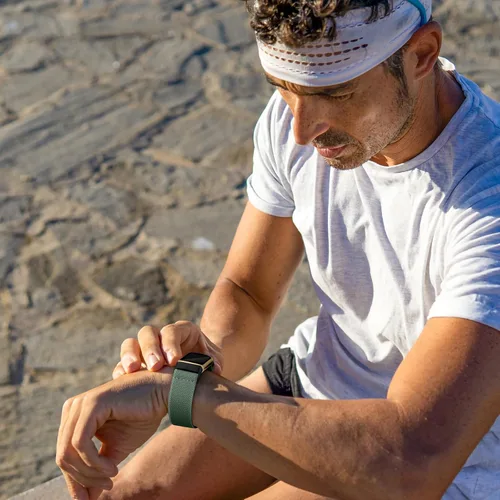 Miniatura 5 de Maledan Correa deportiva compatible con Fitbit Charge 5 bandas/Fitbit Charge 6 bandas para mujeres y hombres, correa de nailon tejida suave