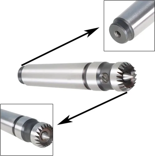 Miniatura 2 de Herramienta de torneado de madera de 2mt con centro de accionamiento de torno coronado de 5/8 pulgadas para torno de madera metalúrgica