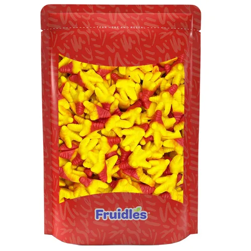 Miniatura 6 de Fruidles Chicken Gummi Feet Candy, deliciosas gomitas de sabor a fruta de melocotón (1 libra)
