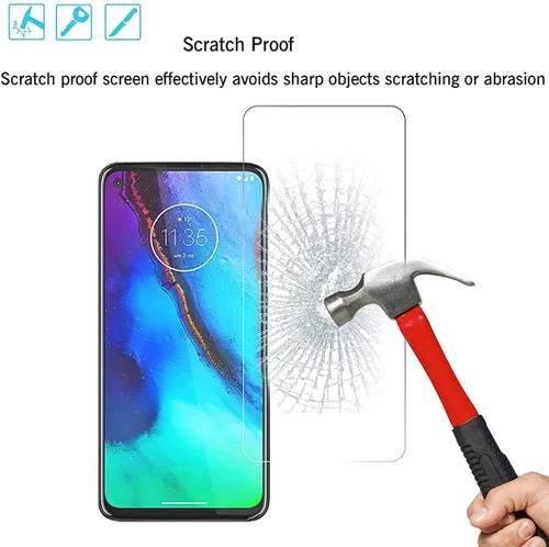 Miniatura 4 de Protector de pantalla para teléfono inteligente CONSUMER CELLULAR IRIS CONNECT 2, AT&T Motivate Pro 2 5G, Cricket Icon Pro 2026 [2 unidades]